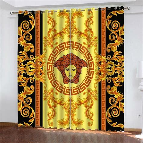 versace curtains for living room|Versace style home decor.